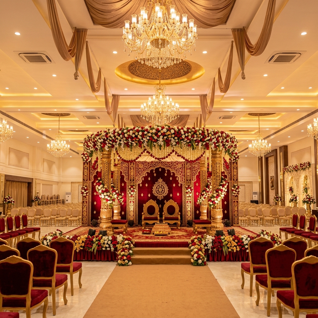 AC Stage and Mandap Setup